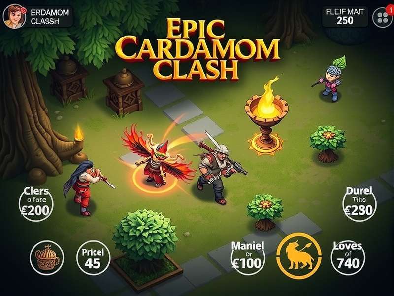 Epic Cardamom Clash Gameplay Screenshot